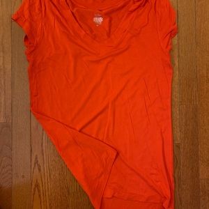 Mossimo Orange Vneck Tee